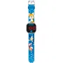 Kids Licensing - Montre LED Sonic pour enfant dès 4 ans - Affichage numérique, changement de fond d'écran - Bleu