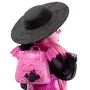 Monster High Poupée Draculaura HRP64 avec Animal de Compagnie Count Fabulous et Accessoires - Tenue Fuchsia et Noire