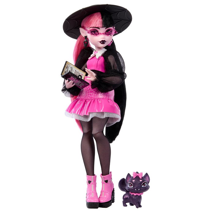 Monster High Draculaura Poupée avec animal de compagnie et accessoires Monster High Draculaura Poupée avec animal de compagnie et accessoires