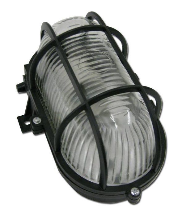 Applique murale ovale noire 60W E-27 CAJA 14025 Applique murale ovale noire 60W E-27 CAJA 14025