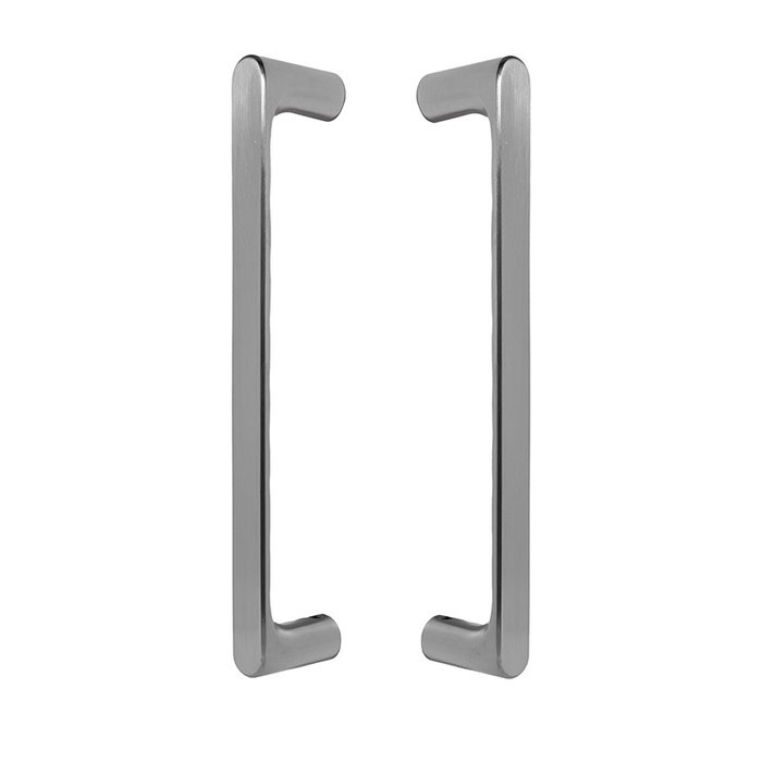 Jnf Organic 250Mm Manillon en inox avec finition nickel satiné/noir pour porte et placard