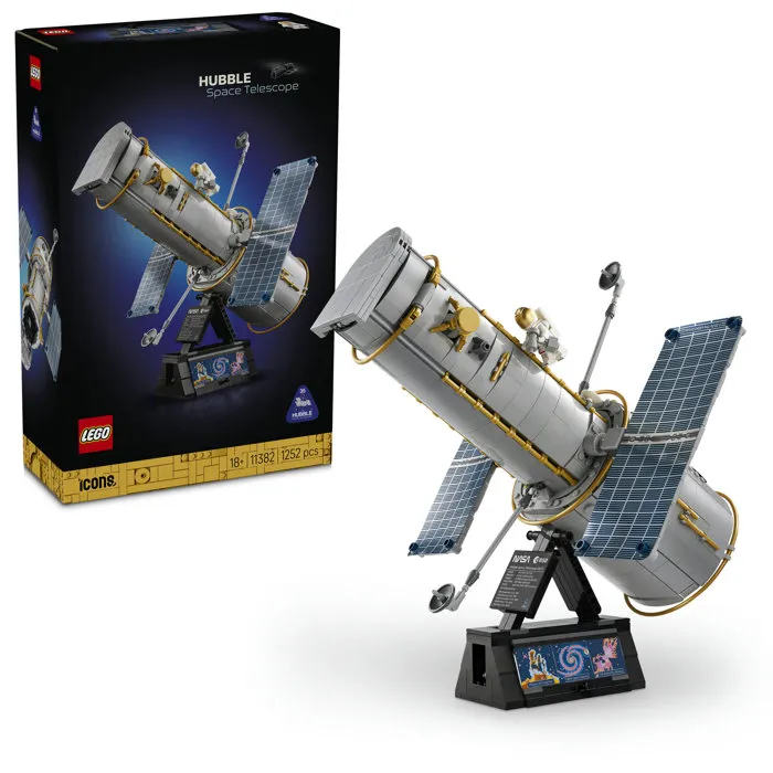 LEGO Icons 11382 - Le Télescope Spatial Hubble - Set de Construction Adulte LEGO Icons 11382 - Le Télescope Spatial Hubble - Set de Construction Adulte