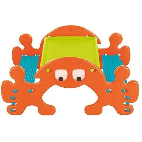 Feber - Table réversible et bascule double 2-en-1 - Table de pique-nique 4 enfants extérieur - Jouet plastique résistant UV - Enfant dès 12 mois - Multicolore