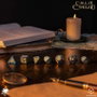 Q Workshop Call of Cthulhu 7th Edition Set de 7 Dés Bleu-vert & Or
