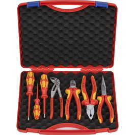 Knipex Boîte à outils Rouge Electro set 2
