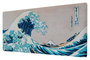 Hokusai La Grande Vague de Kanagawa Tapis de Souris XL 80 x 35 cm