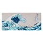Hokusai La Grande Vague de Kanagawa Tapis de Souris XL 80 x 35 cm