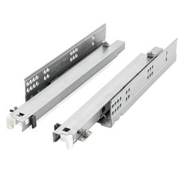 DTC TOURMUSS Glissière invisible pour tiroir, extraction totale, 550 mm