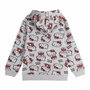 Sweat-shirt à capuche fille Hello Kitty Gris