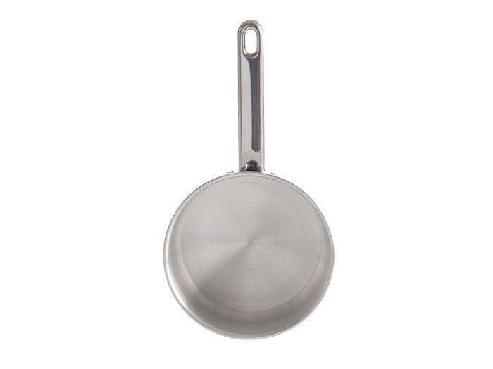 Kinvara Casserole en aluminium avec couvercle 14 cm – Argent, compatible gaz et four (Set de 10)
