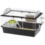 Ferplast Casita 80 - Cage pour cochon d'Inde ou lapin, dimensions 78 x 48 x 50 cm, couleur noire