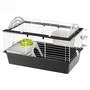 Ferplast Casita 80 - Cage pour cochon d'Inde ou lapin, dimensions 78 x 48 x 50 cm, couleur noire