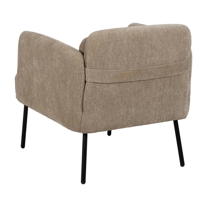 BigBuy Home Fauteuil Noir 72 x 72 x 73 cm BigBuy Home Fauteuil Noir 72 x 72 x 73 cm