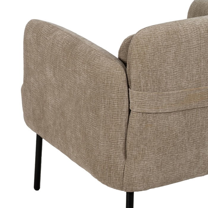 BigBuy Home Fauteuil Noir 72 x 72 x 73 cm BigBuy Home Fauteuil Noir 72 x 72 x 73 cm