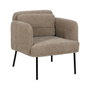 BigBuy Home Fauteuil Noir 72 x 72 x 73 cm
