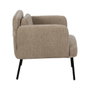BigBuy Home Fauteuil Noir 72 x 72 x 73 cm
