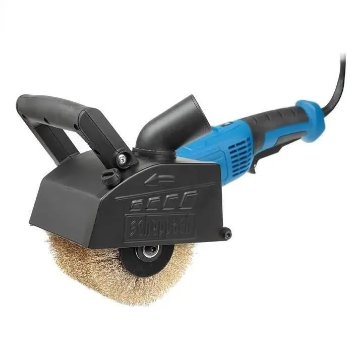 Scheppach Surfaceuse MRS1300 - 1300W, Rénovateur pour Bois, Métal, Pierre, Carrelage - Vitesse Réglable 900-3200 t/min