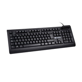 Coolbox COO-TEC04DNI Clavier avec lecteur de DNIe 4.0, distribution ISO espagnole, USB, membrane