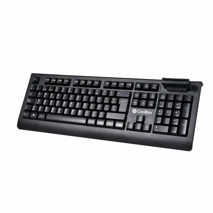 Clavier CoolBox COO-TEC04DNI Noir Espagnol Qwerty Clavier CoolBox COO-TEC04DNI Noir Espagnol Qwerty