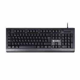 Coolbox Clavier avec lecteur DNIe 4.0 et SmartCard, Noir, ISO Espagnol