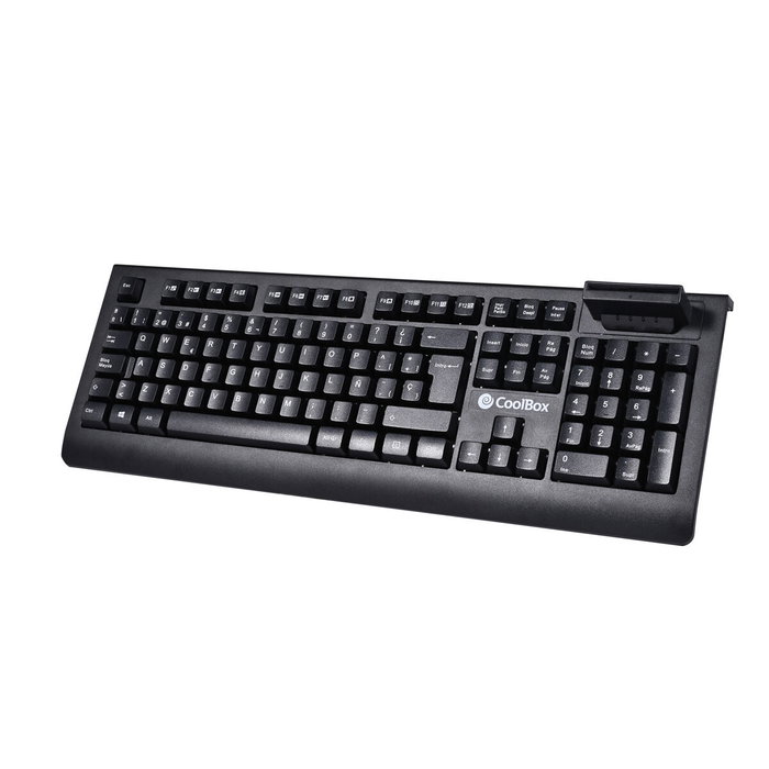 Clavier CoolBox COO-TEC04DNI Noir Espagnol Qwerty Clavier CoolBox COO-TEC04DNI Noir Espagnol Qwerty