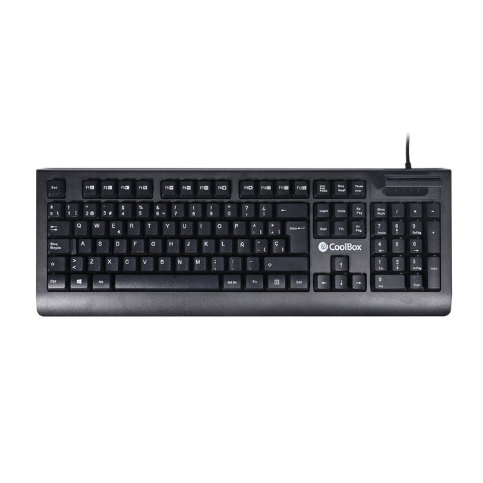 Clavier CoolBox COO-TEC04DNI Noir Espagnol Qwerty Clavier CoolBox COO-TEC04DNI Noir Espagnol Qwerty