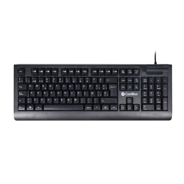 Clavier CoolBox COO-TEC04DNI Noir Espagnol Qwerty Clavier CoolBox COO-TEC04DNI Noir Espagnol Qwerty