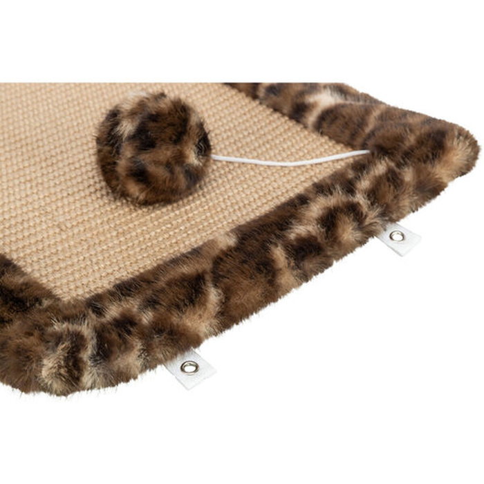 Trixie LEO Tapis griffoir Brun imprimé léopard 55 x 35 cm