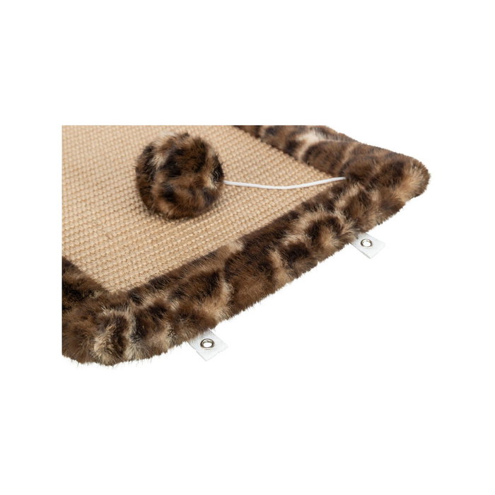 Trixie LEO Tapis griffoir Brun imprimé léopard 55 x 35 cm