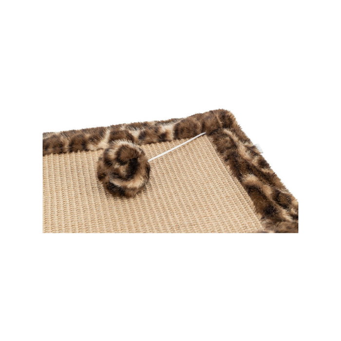 Trixie LEO Tapis griffoir Brun imprimé léopard 55 x 35 cm
