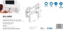 Elbe SP-2360-I - Support TV mural inclinable pour écrans 23 à 60 pouces, max 30 kg, compatibilité VESA 50x50 à 200x200, inclinaison 10°, couleur noir