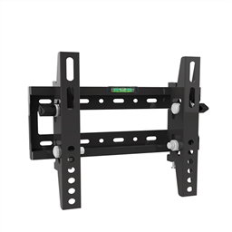 Elbe SP-2360-I - Support TV mural inclinable pour écrans 23 à 60 pouces, max 30 kg, compatibilité VESA 50x50 à 200x200, inclinaison 10°, couleur noir