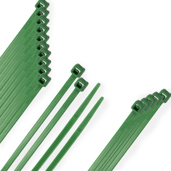 WOLFPACK LINEA PROFESIONAL Colliers de serrage en nylon Vert 3,6 x 200 mm (Sac de 100 unités) WOLFPACK LINEA PROFESIONAL Colliers de serrage en nylon Vert 3,6 x 200 mm (Sac de 100 unités)