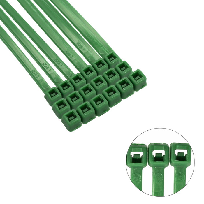 WOLFPACK LINEA PROFESIONAL Colliers de serrage en nylon Vert 3,6 x 200 mm (Sac de 100 unités) WOLFPACK LINEA PROFESIONAL Colliers de serrage en nylon Vert 3,6 x 200 mm (Sac de 100 unités)