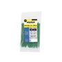 WOLFPACK LINEA PROFESIONAL Colliers de serrage en nylon Vert 3,6 x 200 mm (Sac de 100 unités)