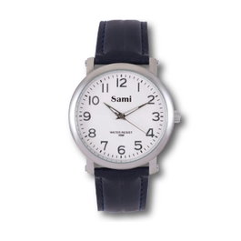 SAMI Reloj sami hombre redondo piel cierre mariposa