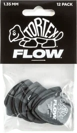 DUNLOP Pack de 12 Plectres Tortex Flow 1,35 mm