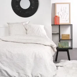 Today - Parure de lit Sunshine 11.54, 220 x 240 cm, Housse de couette et taies, 100% Coton imprimé, Lavable machine