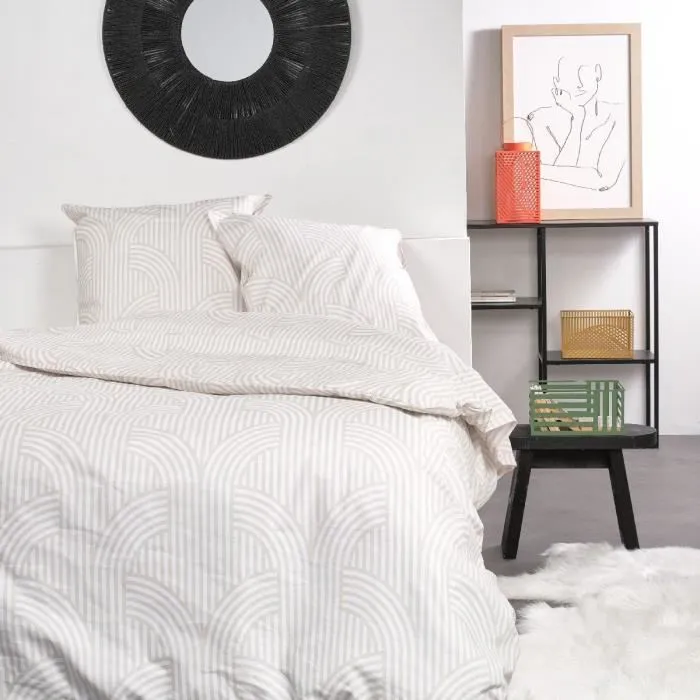 Today - Parure de lit Sunshine 11.54, 220 x 240 cm, Housse de couette et taies, 100% Coton imprimé, Lavable machine Today - Parure de lit Sunshine 11.54, 220 x 240 cm, Housse de couette et taies, 100% Coton imprimé, Lavable machine