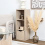 Home Deco Factory Étagère Pietra avec 3 compartiments, effet travertino