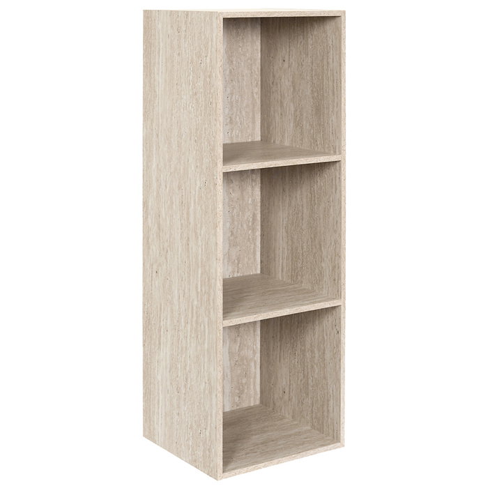 Home Deco Factory Étagère Pietra avec 3 compartiments, effet travertino Home Deco Factory Étagère Pietra avec 3 compartiments, effet travertino
