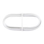 Cintacor Câble plastifié portavisillo blanc 0,4 cm x 1 m