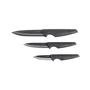 Livoo MEC135N Bloc 3 Couteaux Céramique avec Support - 7.5/10/12.5 cm - Lame Céramique - Compatible Lave-Vaisselle