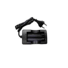 Edm Chargeur double de batteries 18650 avec indicateurs de charge