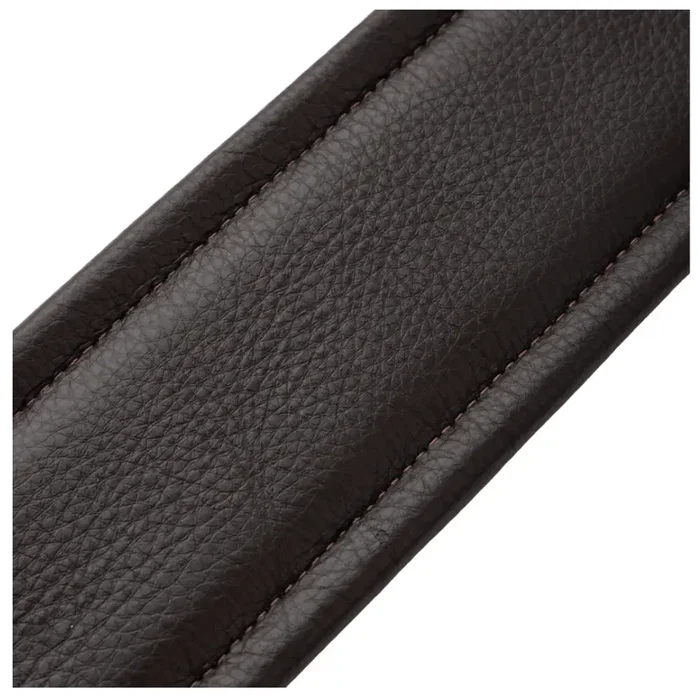 LEVYS Correa Amped Leather Series 3" - Brun Foncé