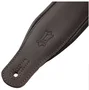 LEVYS Correa Amped Leather Series 3" - Brun Foncé