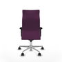 Piqueras Y Crespo Fauteuil Albacete, mécanisme synchrone, similicuir violet