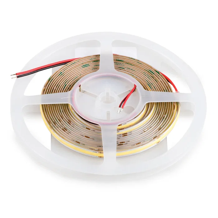SUR-FCOB378-24V-W Bande LED COB 50W 500Lm CRI90 4200K Blanco Natural 5m