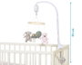 KioKids Mobile de berceau musical avec peluches en coton - Rose