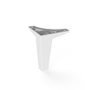 Q&Q Pied en plastique modèle CALI H110 Noir mat